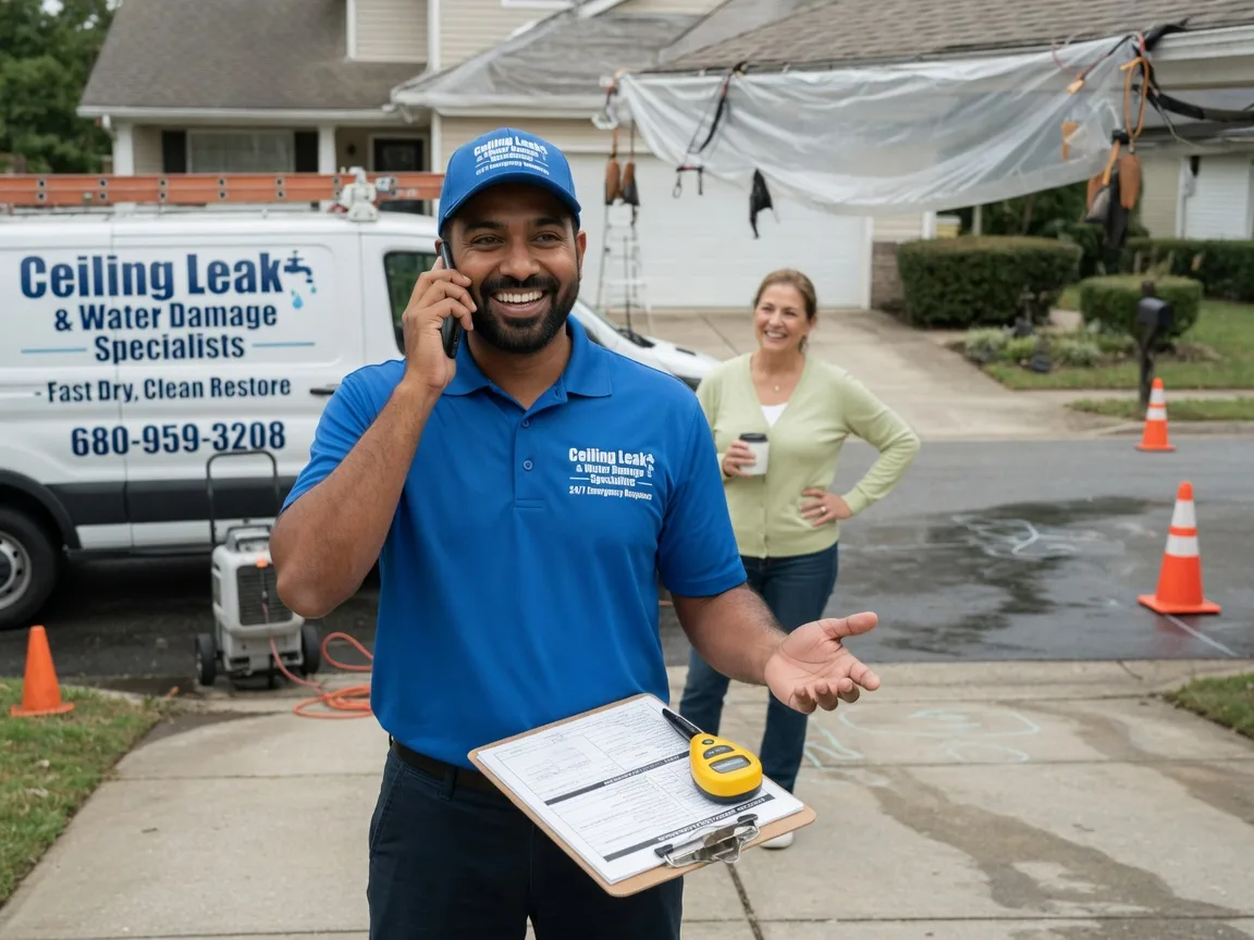 Ceiling Leak Cleanup Rankin, IL FAQs